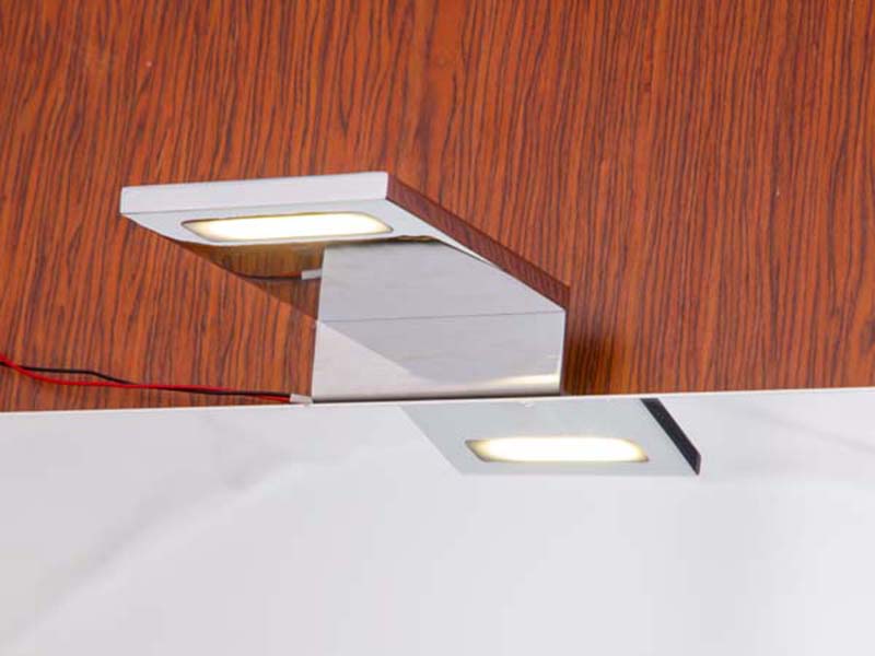 Luz LED para espejo de baño cuadrada DK915